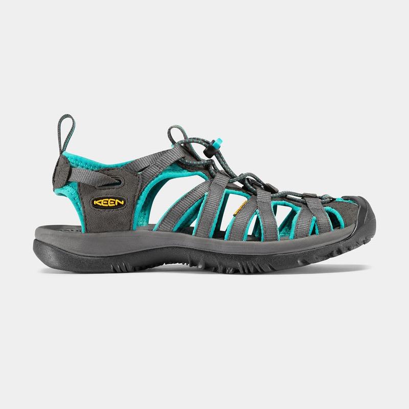 Cheap Keen Whisper Womens Water Shoes Grey/Blue (2089-LGNMY)